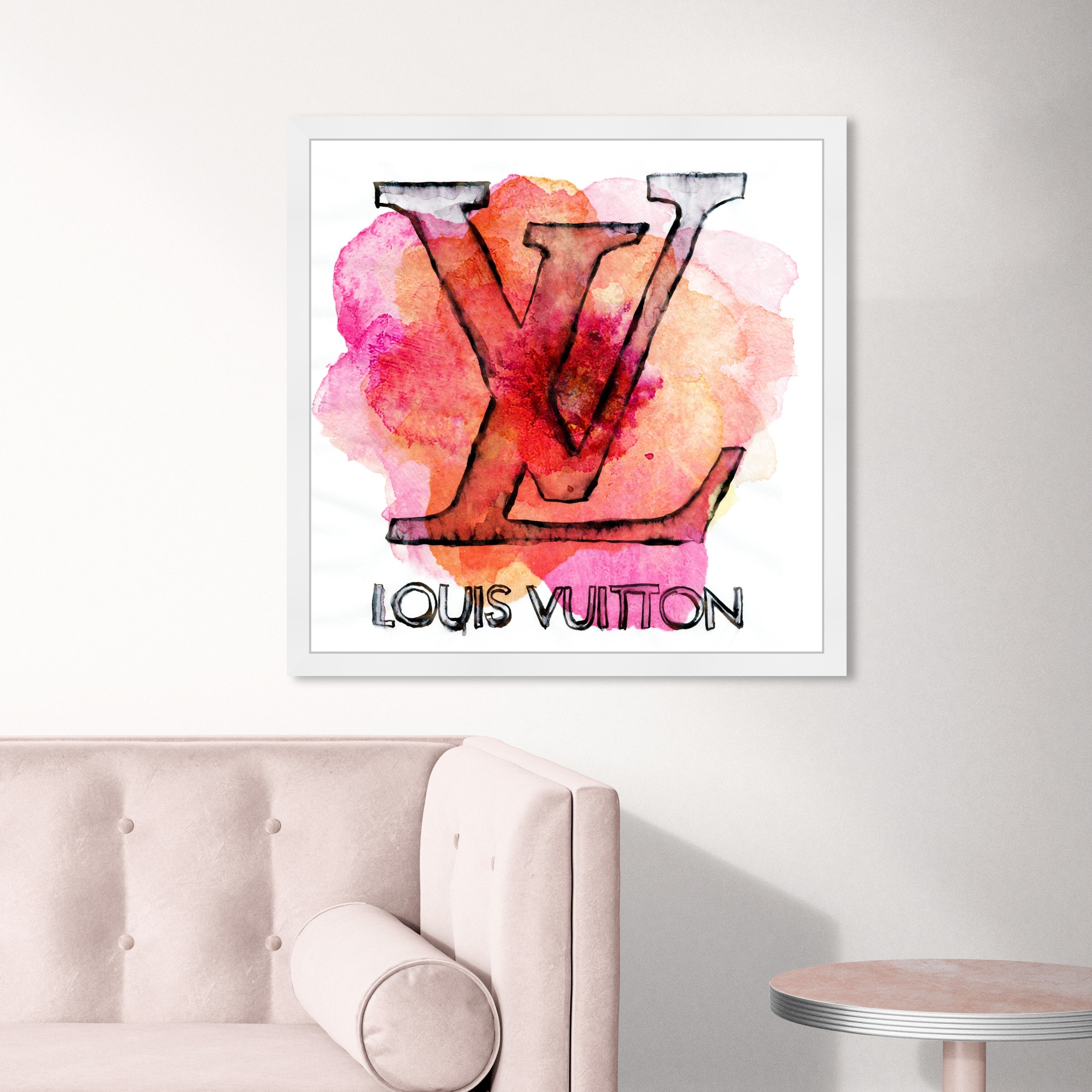 Oliver Gal 'LV Petals' Fashion and Glam Wall Art Framed Canvas Print  Fashion - Orange, Pink - Bed Bath & Beyond - 31794469