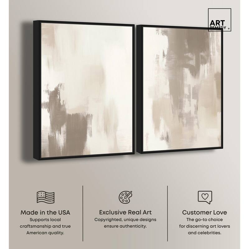 Winter Mist I Canvas Set of 2 by Art Remedy