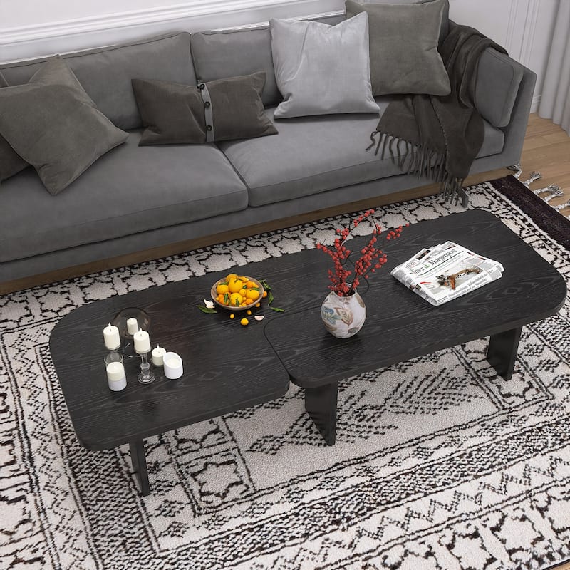 GDF Studio - Arlo Modern Wooden Nesting Coffee Table Set