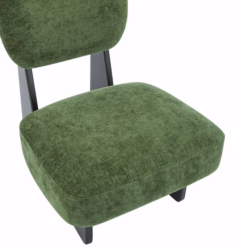Minimalist Accent Chairs Set - Wood Frame