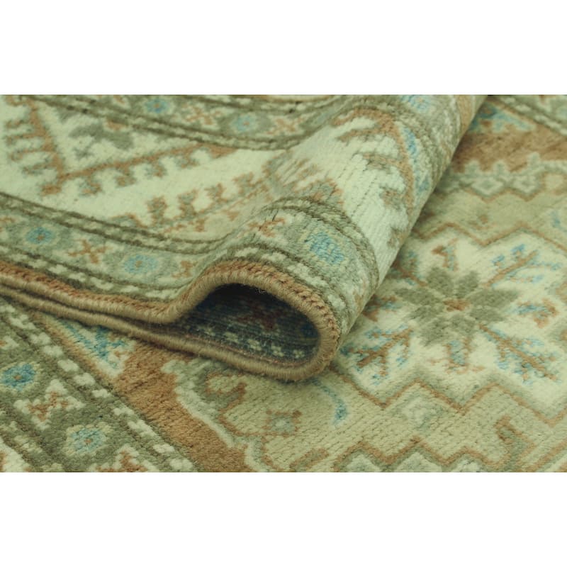 Kazak Humayd Rust/Ivory Runner - 2'9" x 9'5"