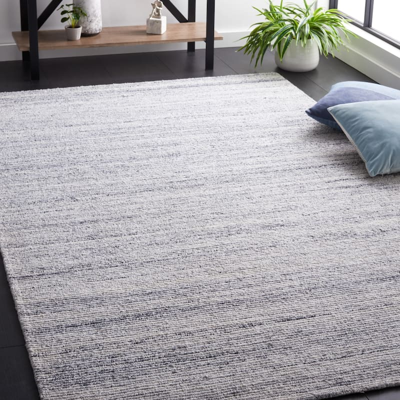 SAFAVIEH Handmade Mirage Adelie Modern Rug - 4' x 6' - Blue/Ivory