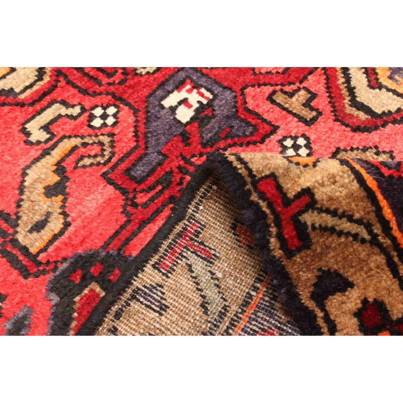 ECARPETGALLERY Hand-knotted Anadol Red Wool Rug - 3'11 x 6'8