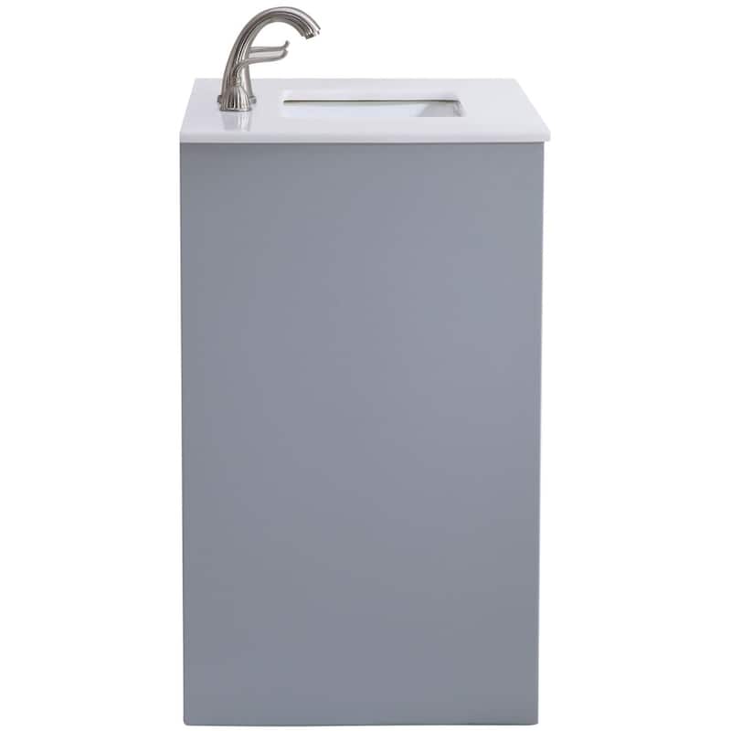 Elegant Lighting VF-1028-VW Filipo 30" Free Standing Single Basin
