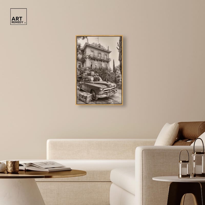 Pack Up the Car Canvas by Art Remedy