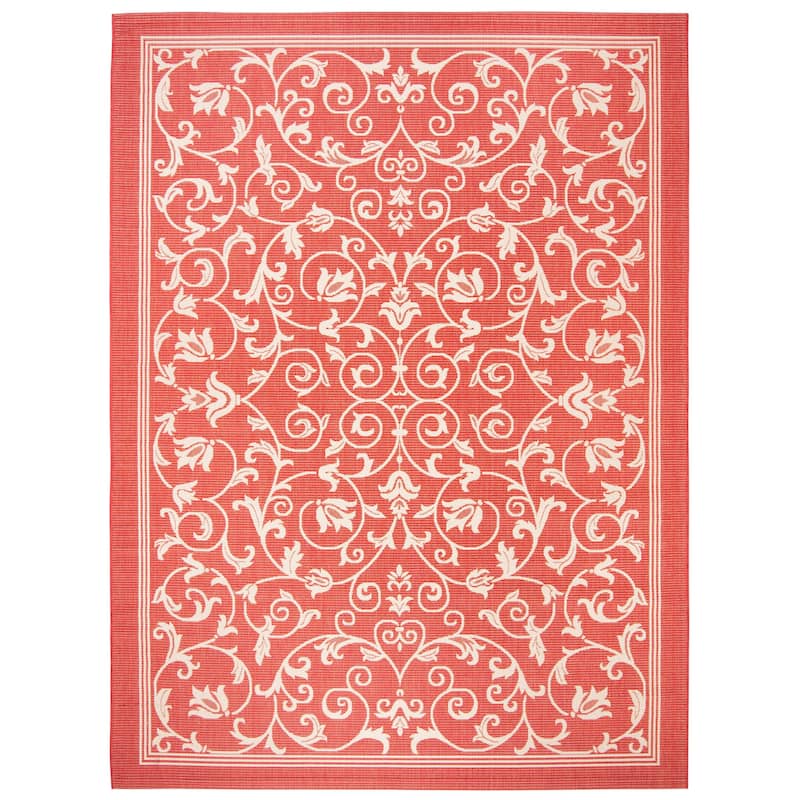SAFAVIEH Courtyard Clarine Indoor/ Outdoor Waterproof Patio Backyard Rug