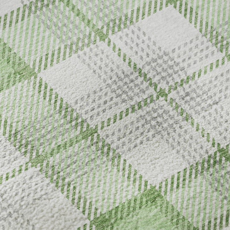 Premium Washable Super Soft Plaid Mayfield Rug