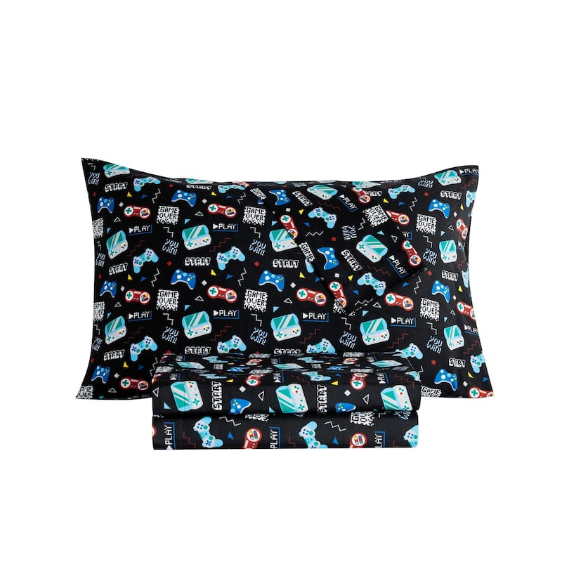 Game On 3-4pc Sheet Set
