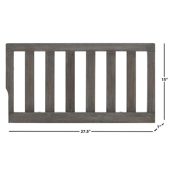 dimension image slide 1 of 2, Evolur Loft Art Deco Convertible Crib Toddler