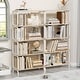preview thumbnail 8 of 18, 63'' 5-Tier Open Metal Bookshelf