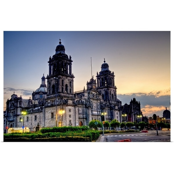 "Mexico City Cathedral" Poster Print