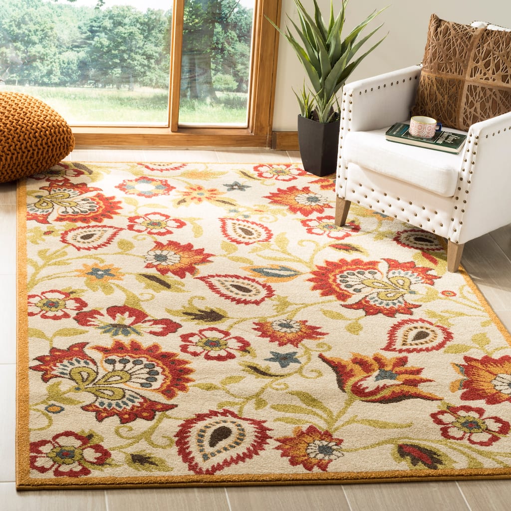 SAFAVIEH Newbury Gustie Modern Floral Rug