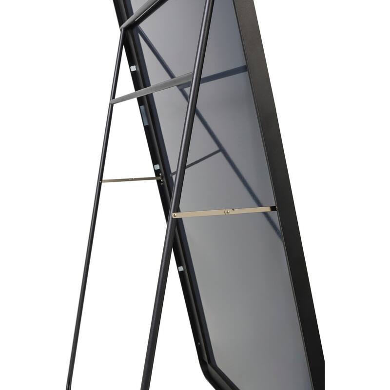 Livabliss Aranya Modern Aluminum Rectangular Easel Mirror