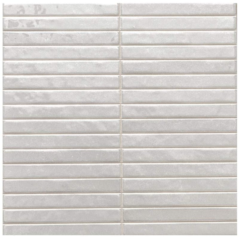 Castilla 14x14 Glossy Porcelain Textured Ribbed Tile - Wall, Backsplash