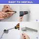 preview thumbnail 11 of 16, Wall Mounted Towel Ring Towel Holder