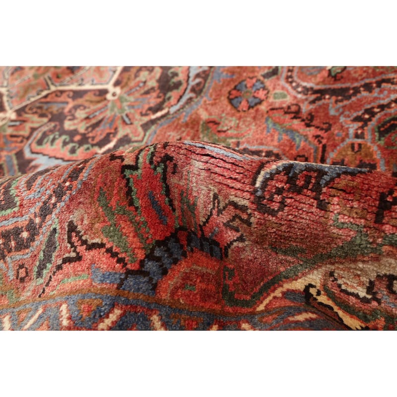 ECARPETGALLERY Hand-knotted Sarabi Dark Red Wool Rug - 8'5 x 11'0