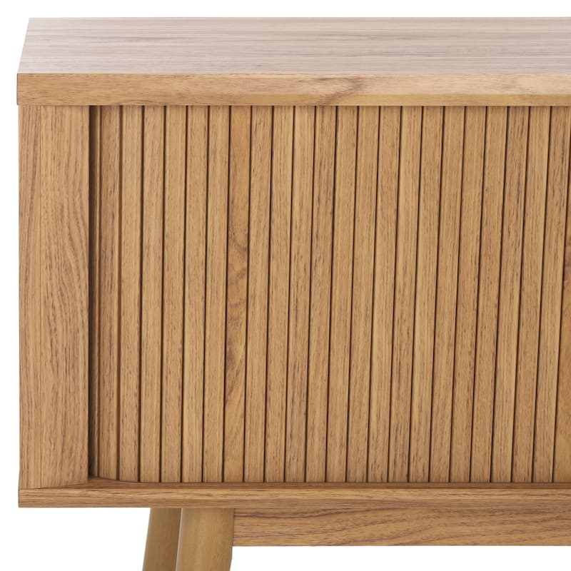 SAFAVIEH Aphra 2-Door 2-Shelf Entertainment Media Stand (Fits up to 65" Flatscreen TV) - 59 in. x 15.4 in. x 21.9 in.