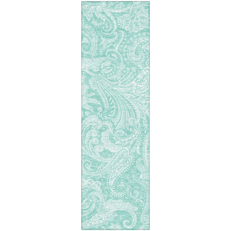 Premium Washable Super Soft Traditional Paisley Mayfield Rug