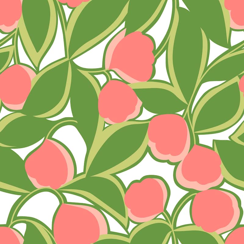 Megan Carter Talia Green Peel and Stick Wallpaper