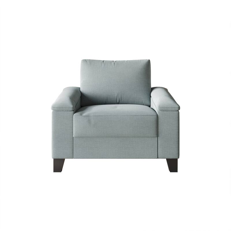 CraftPorch Simple Style Linen Upholstered 3-Piece Living Room Set