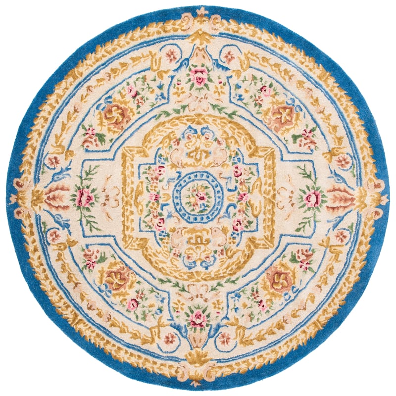 SAFAVIEH Handmade Savonnerie Abbigail Traditional Oriental Wool Rug
