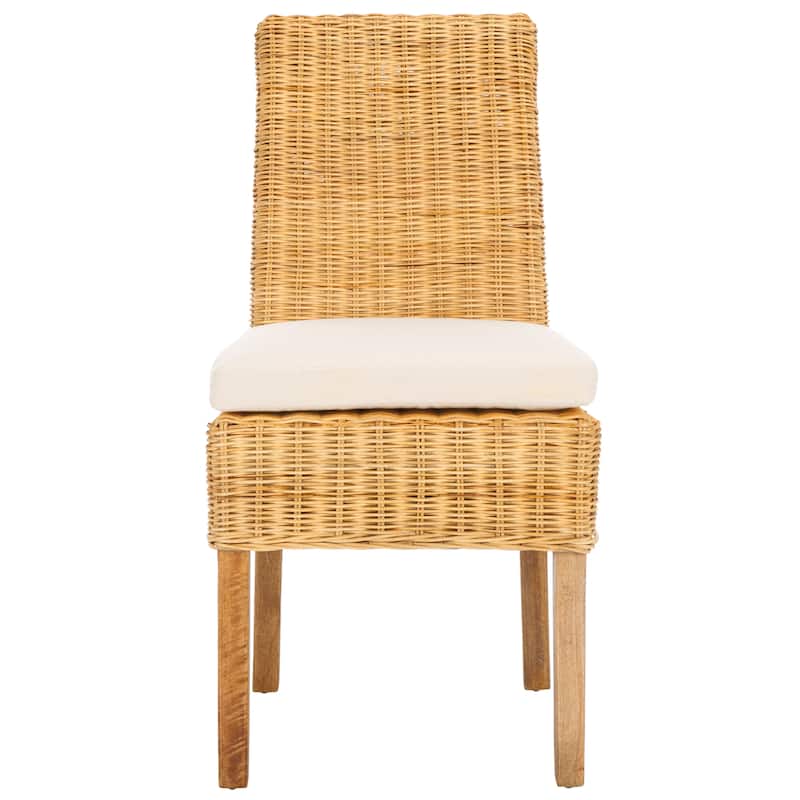 SAFAVIEH Bobbi Side Chair with Cushion - 20" W x 24" D x 39" H - 20"W x 24"D x 39"H