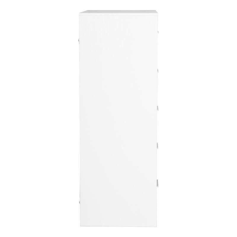 Modern Minimalist 5-Drawer Dresser with Large Fabric Drawers