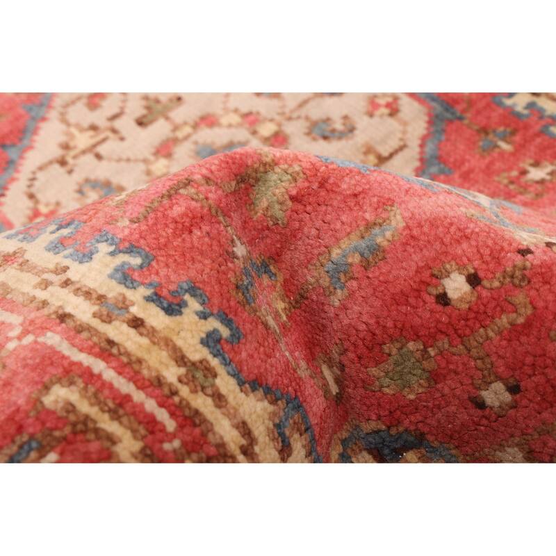 ECARPETGALLERY Hand-knotted Jules Serapi Red Wool Rug - 2'6 x 9'11