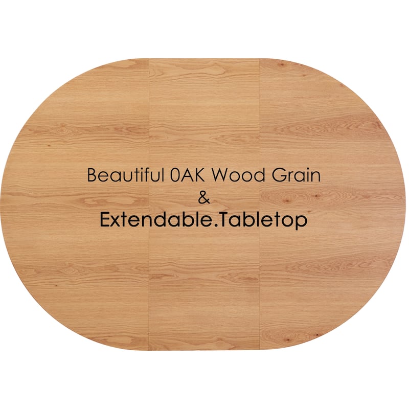 Extendable Solid Wood Dining Table for Small Spaces