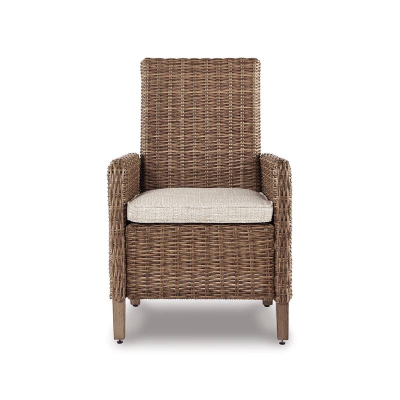 Signature Design By Ashley Beachcroft Outdoor Dining Chairs Set - 25.5" W x 25.63" D x 40.25" H