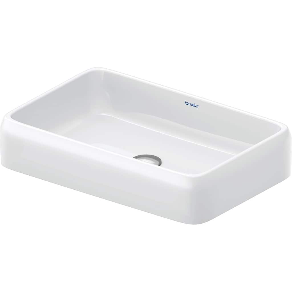 Duravit 238360-0HOLE Qatego 23-5/8" Rectangular Ceramic Vessel