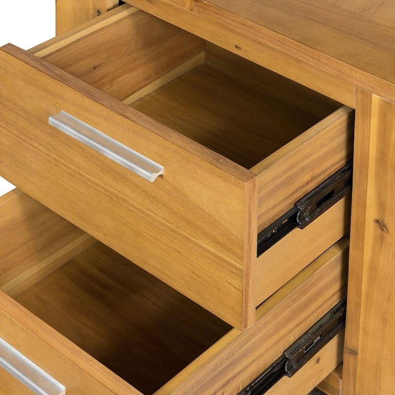 Farmhouse Solid Wood Dresser With Drawer for Bedroom
