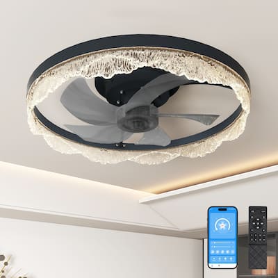 20" Decorative LED Ceiling Fan Light