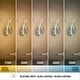 preview thumbnail 4 of 6, Artika Gamma Modern Wall Light Fixture, Brushed Nickel - Brushed Nickel