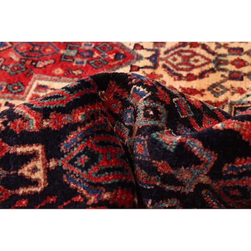ECARPETGALLERY Hand-knotted Kayseri Vintage Dark Navy Wool Rug - 4'10 x 7'1