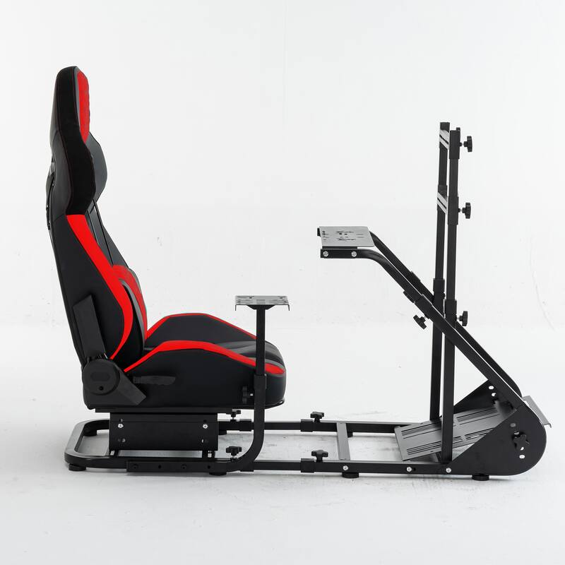 Enhanced and Stable Racing Wheel Cockpit, Compatible With Fanatec, Logitech adjustable driving simulators, excluding handbrake