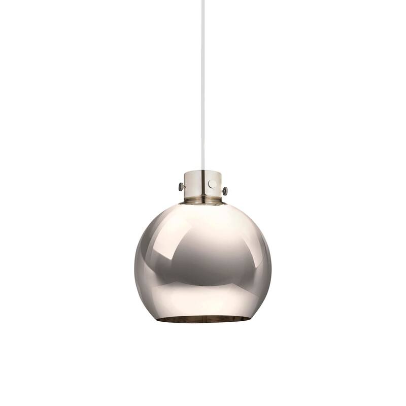 Innovations Lighting 410-1PL-16-14 Newton Sphere Pendant Newton Sphere - Polished Nickel