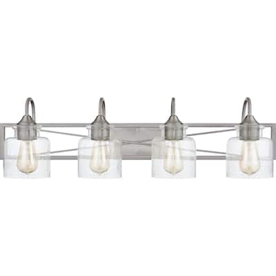 Bartley 4-Light Brushed Nickel Vanity Light