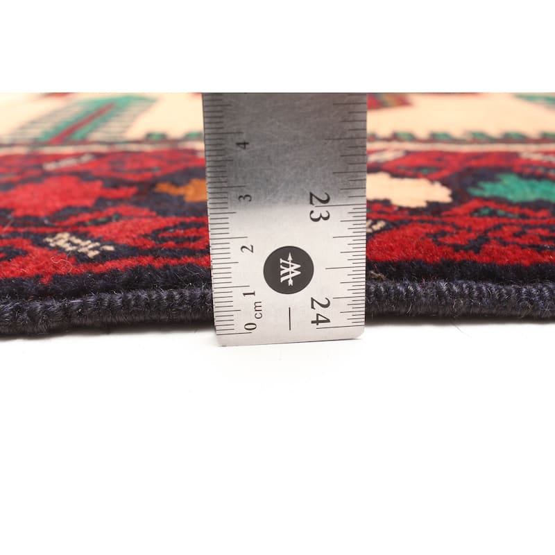 ECARPETGALLERY Hand-knotted Teimani Beige Wool Rug - 2'11 x 4'10