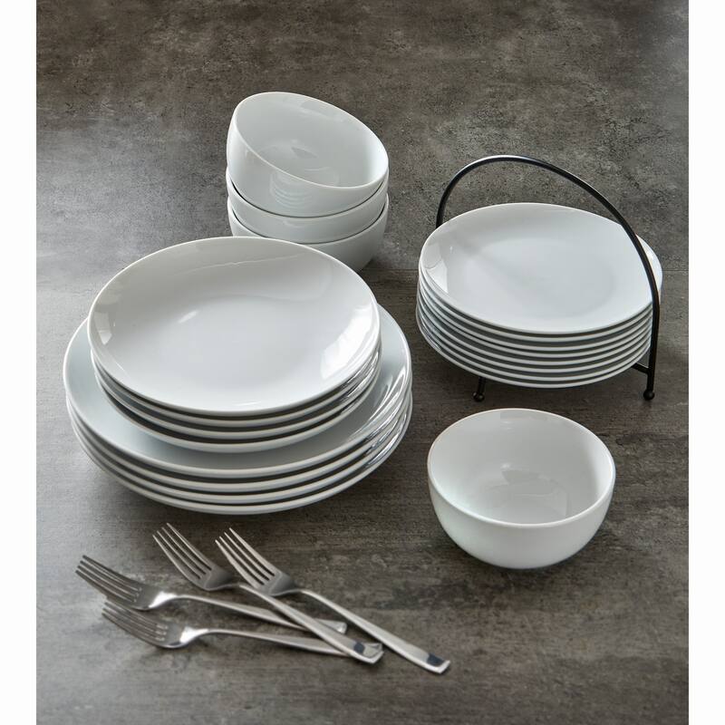 Whiteware Porcelain Dishwasher Safe Salad Plate, 9.0 inch