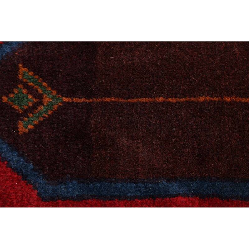 ECARPETGALLERY Hand-knotted Teimani Red Wool Rug - 3'8 x 6'4