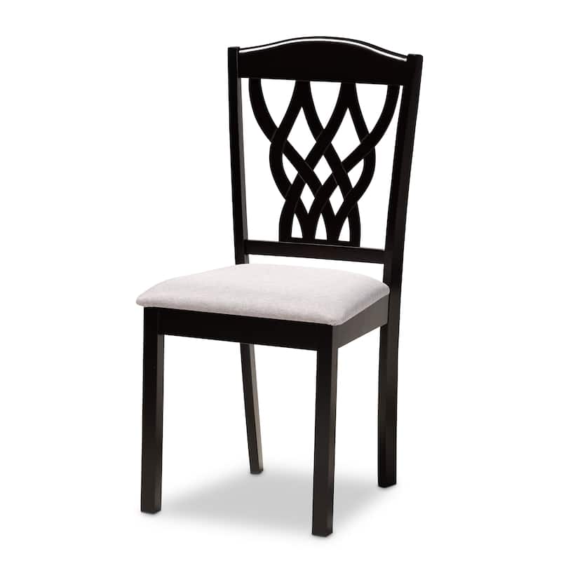 Salem Modern and Contemporary Wood 7-Piece Dining Set