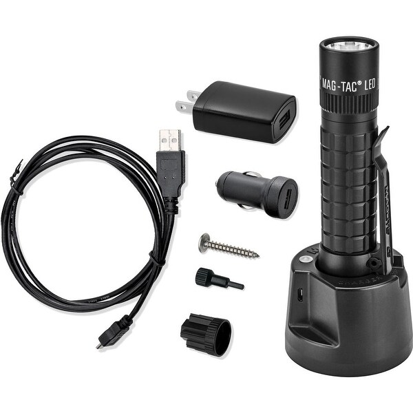 Maglite Instrument Trm1re4 Mag-Tac Led Rechargeable Flashlight - Standard Bezel