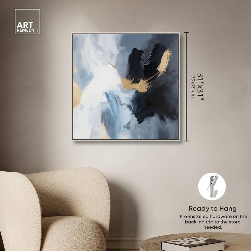 Turbulence I Canvas by Art Remedy