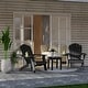 preview thumbnail 4 of 49, WINSOON HIPS Oversized Adirondack Chair with Cup-Holder