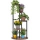 preview thumbnail 14 of 12, 4-Tier Plant Stand Indoor, Tall Wood Plant Shelf Holders, Set of One - 19.68”L* 19.68”W* 40.94”H