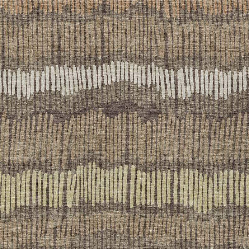 HomeRoots Striped Transitional Rectangle Outdoor Rug