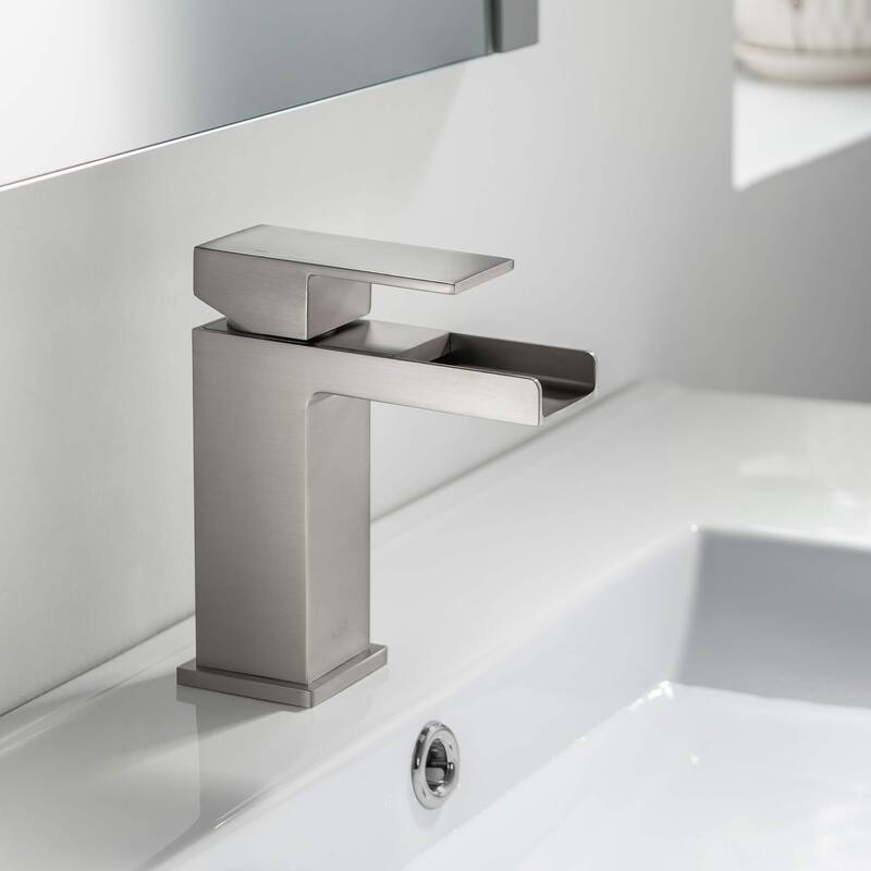 Waterfall Single Handle Bathroom Vanity Sink Faucet