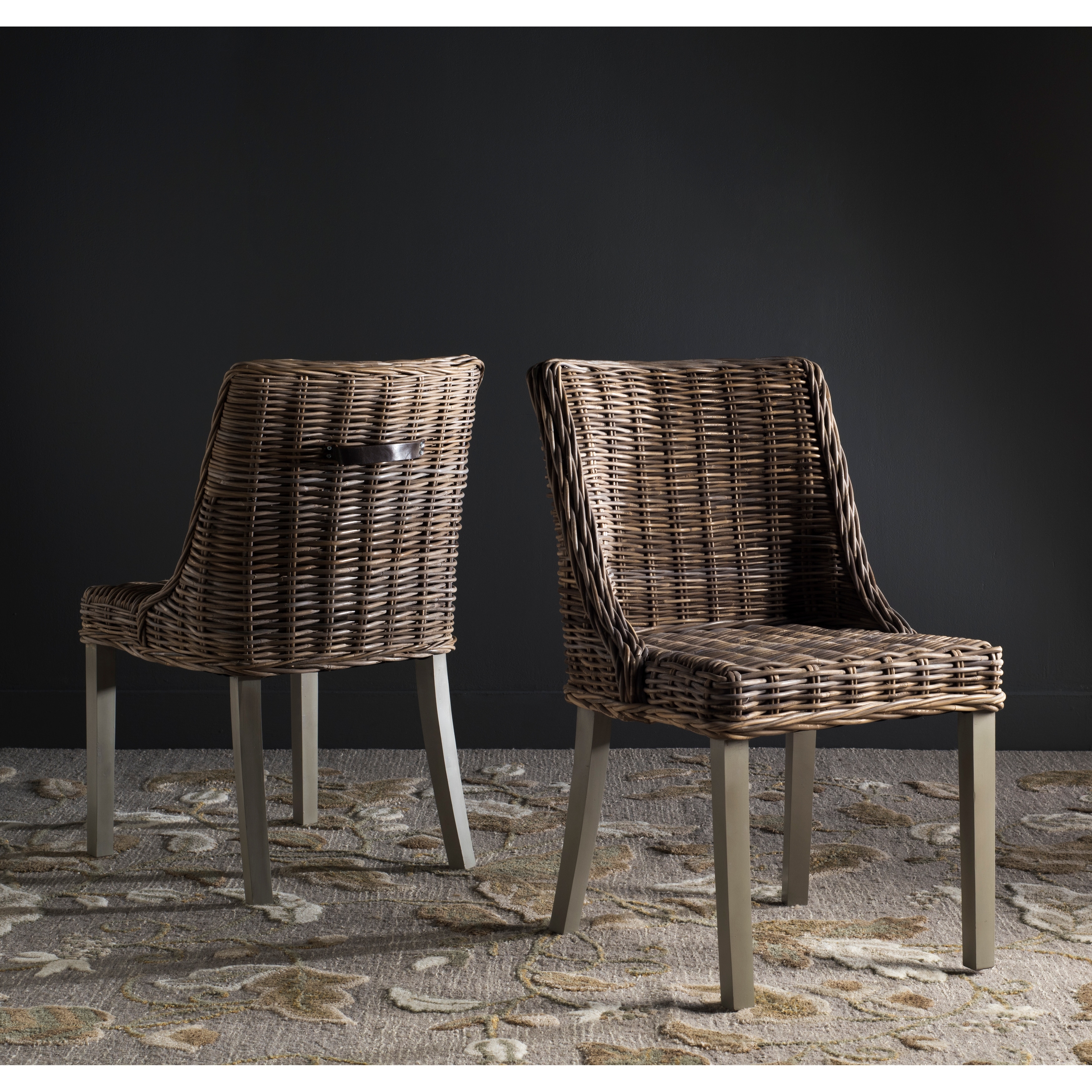 Rattan Safavieh Dining Chairs Bed Bath Beyond
