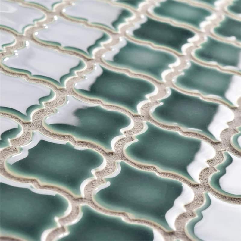Merola Tile Hudson Tangier Emerald 12-3/8" x 12-3/8" Porcelain Floor and Wall Tile